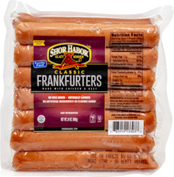 Classic Frankfurters Made with Chicken & Beef