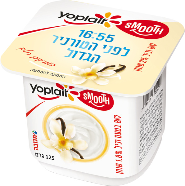 יוגורט במרקם חלק בטעם וניל 1.8%