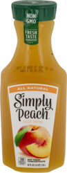 All Natural Peach Juice Drink