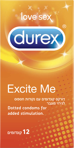 קונדומים עם נקודות חספוס לגירוי מוגבר