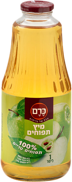 מיץ תפוחים 100% טבעי