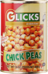 Glicks Chick Peas 14Z