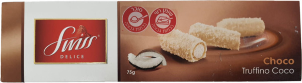 וופל קוקוס ושוקולד לבן