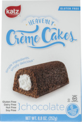 Katz G/F Creme Cakes 8.8Z
