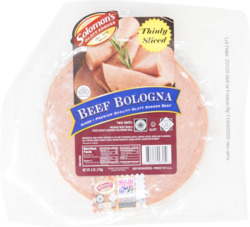 Solomon Sliced Bologna 6 oz