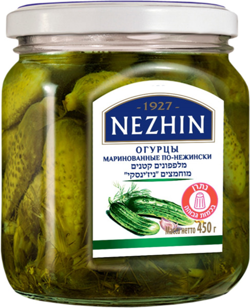 מלפפונים כבושים פנאזנסקי  450 גר