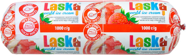 גלידה משפחתית לאסקה תות 1 קג