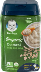 Organic Single-grain Oatmeal Baby Cereal