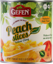 Peach slices