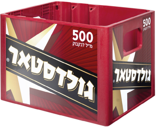 ארגז פלסטיק אדום UF גולדסטאר 500 1/20