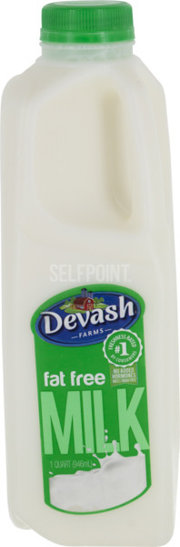 Devash Milk Quart Skim(Grn)