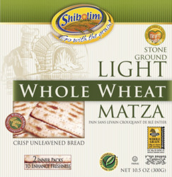 Light Whole Wheat Matza