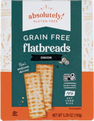 Toasted Onion Flatbread Gluten Free