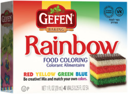 Gefen Food Color Assoted