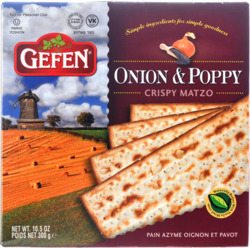 Onion & Poppy Matzo