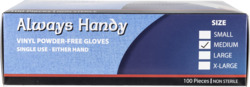 !Disp Gloves Vinyl Med