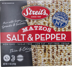 Salt & Pepper Matzo Thins