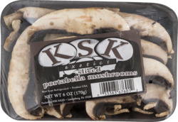 Sliced Portabella Mushrooms