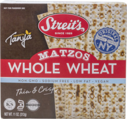 Whole Wheat Thin & Crisp Matzos
