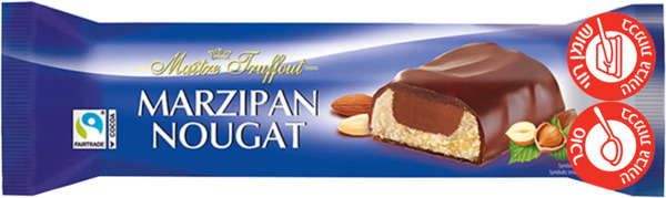 גונץ מרציפן מצופה שוקולד חלב ונוגט 75 גר