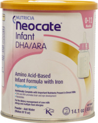 Amino Acid-Based Infant Formula with Iron