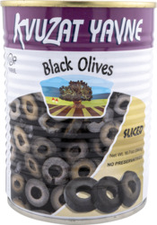 Sliced Black Manzanillo Olives