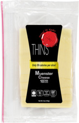 Muenster Cheese Thins 10 ct