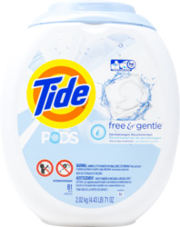 Free & Gentle Detergent Pods 81 ct