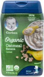 Organic Banana Oatmeal Cereal