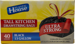 Ph Garbage Bags Tall Draw Bl