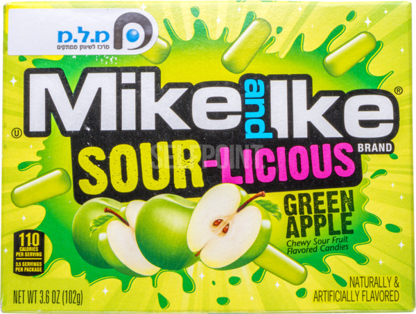 מייק אנד אייק חמוץ תפוח 102 גר'