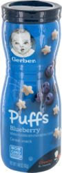 Gerber Grad Puffs Bluebry