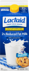 2% Reduced Fat Lactose Free Milk