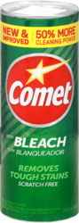 Comet Cleanser W/Bleach 21oz