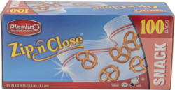 Zip 'n Close Snack Bags 100 ct