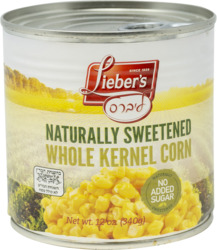 Naturally Sweetened Whole Kernel Corn