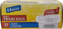 Ph Waste Bskt Bags 4Gal-30Ct
