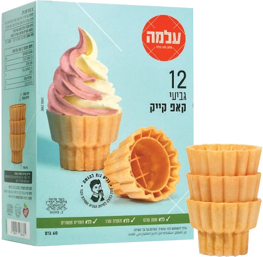 גביעי קאפ קייק 12 יח'