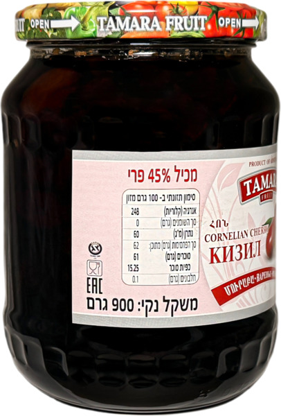 קונפיטורת דובדבנים קורנליה 900 גר TAMARA