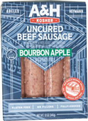 Uncured Bourbon Apple Beef Sausage