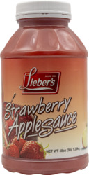 Lieb Apple Sauce Straw 48 oz