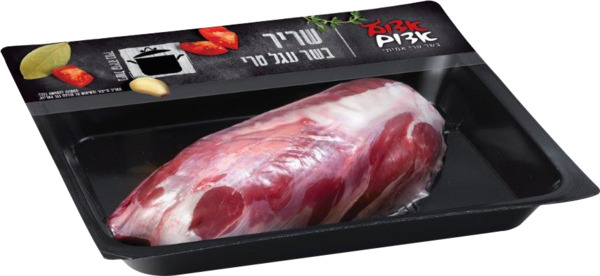 בשר עגל טרי שריר אדום אדום במשקל