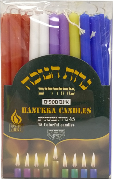 נרות חנוכה לוקס שקד