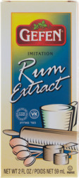 Gefen Rum Extract .2 oz