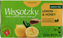 Wissotzky Grn Tea Lemn/Honey