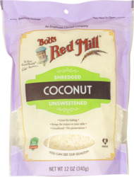 Bobs Coconut, Shredded Unswt