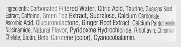 Sparkling Orange Flavor Energy Drink 4