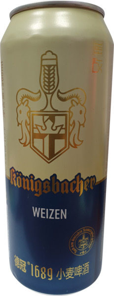 בירה קוניגסבאכר חיטה 5.1% 500 מ"ל פחית