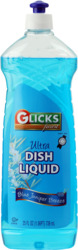 Glicks Dish Liquid Blue 25oz
