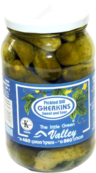מלפפונים קטנים בחומץ